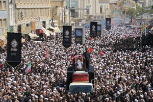 مراسم تشییع آیت الله العظمی شبیری زنجانی -۱