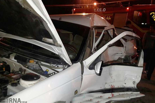 واژگونی خودرو درآزادراه قم - تهران دو کشته برجای گذاشت