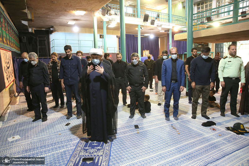 مراسم عزاداری ظهر تاسوعا در حسینیه جماران‎