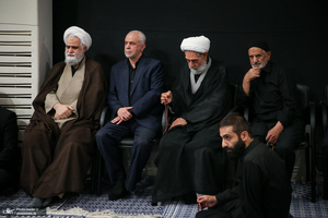 مراسم عزاداری شب تاسوعای حسینی در حسینیه امام خمینی