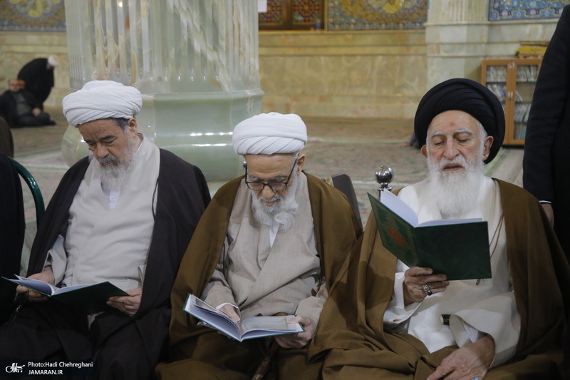 مراسم بزرگداشت آیت الله موسوی بجنوردی (ره) در قم - 1