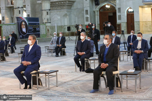 تجدید میثاق رئیس جمهور و اعضای هیأت دولت با آرمان‌های حضرت امام(س)