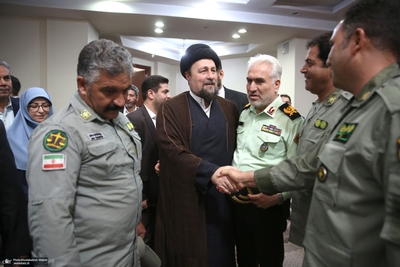 دیدار رئیس و مدیران سازمان حفاظت محیط زیست با سید حسن خمینی