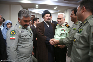 دیدار رئیس و مدیران سازمان حفاظت محیط زیست با سید حسن خمینی