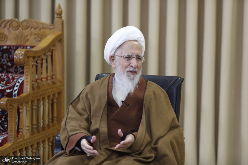 دیدار اعضای موسسه ریحانة النبی با آیت الله العظمی جوادی آملی