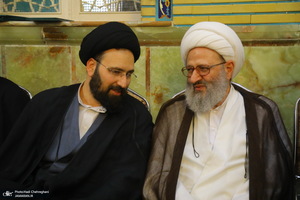 مراسم چهلمین روز درگذشت مرحوم آیت الله سید هادی سیستانی در قم‎