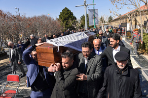 مراسم تشییع و خاکسپاری صلاح زواوی سفیر سابق فلسطین در تهران
