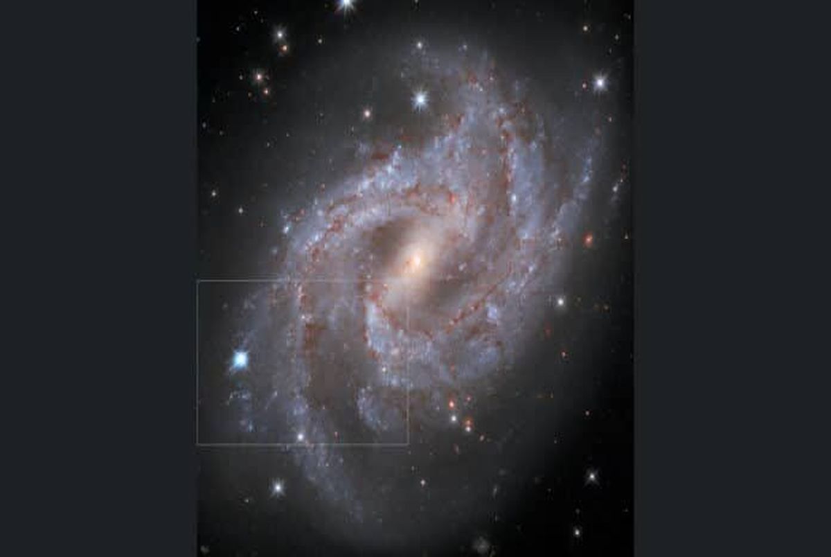 عکاسی از انفجار ستاره ای در فاصله 70 میلیون سال نوری از زمین 