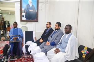 مراسم جشن عید غدیر و عمامه‌گذاری طلاب در بیت مراجع  تقلید و علما