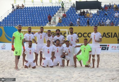 ویدیوی جشن قهرمانی تیم ملی فوتبال ساحلی ایران در آسیا