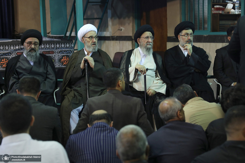 مراسم بزرگداشت همسر آیت الله موسوی بجنوردی (ره) در حسینیه شماره یک جماران-3