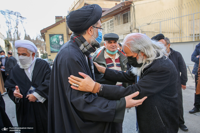 مراسم تشییع حجت الاسلام و المسلمین علی اصغر سعادتی در حسینیه جماران