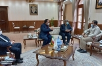 دیدار مدیر مؤسسه تنظیم و نشر آثار امام خمینی(س) اصفهان با استاندار اصفهان