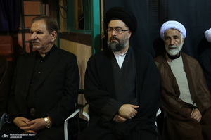 مراسم بزرگداشت آیت الله حسن صانعی (ره) در حسینیه جماران -1