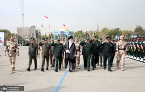 حضور فرمانده کل قوا در مراسم دانش‌آموختگی دانشجویان دانشگاه امام حسین(ع)