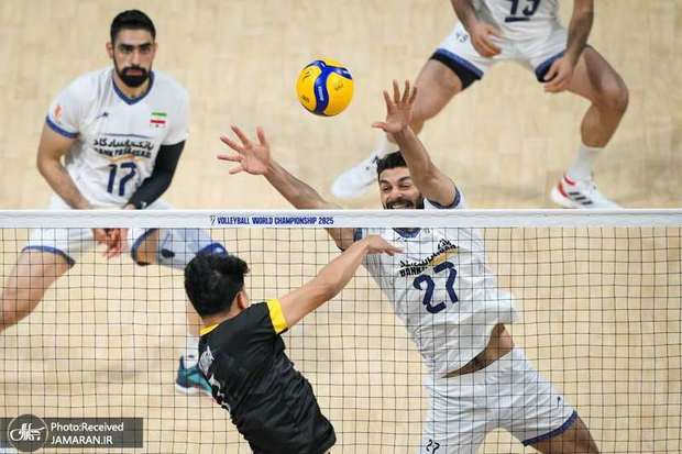 گزارش تصویری بازی ایران و فیلیپین در رقابت های جهانی والیبال 2025