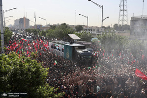 مراسم تشییع رهبر شهید