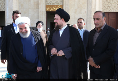 حاشیه تجدید میثاق رئیس جمهوری و هیات دولت با آرمان های حضرت امام(س)