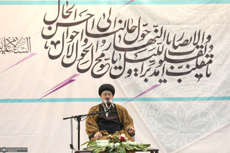 مراسم تحویل سال نو در حرم مطهر امام خمینی (س)