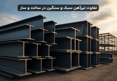 تفاوت تیرآهن سبک و سنگین در ساخت و ساز