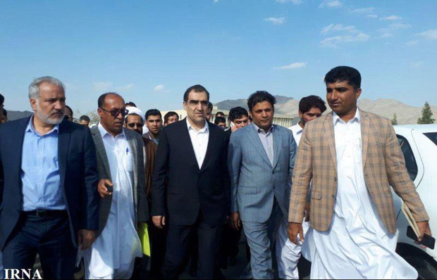 وزیر بهداشت چهار پروژه بهداشتی درمانی نیکشهر را افتتاح کرد