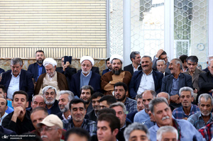 حضور سید حسن خمینی در روستای خیارج استان قزوین -3
