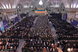 گردهمایی سراسری بسیج دانشجویی و طلاب در حرم مطهر امام خمینی (س) - 1