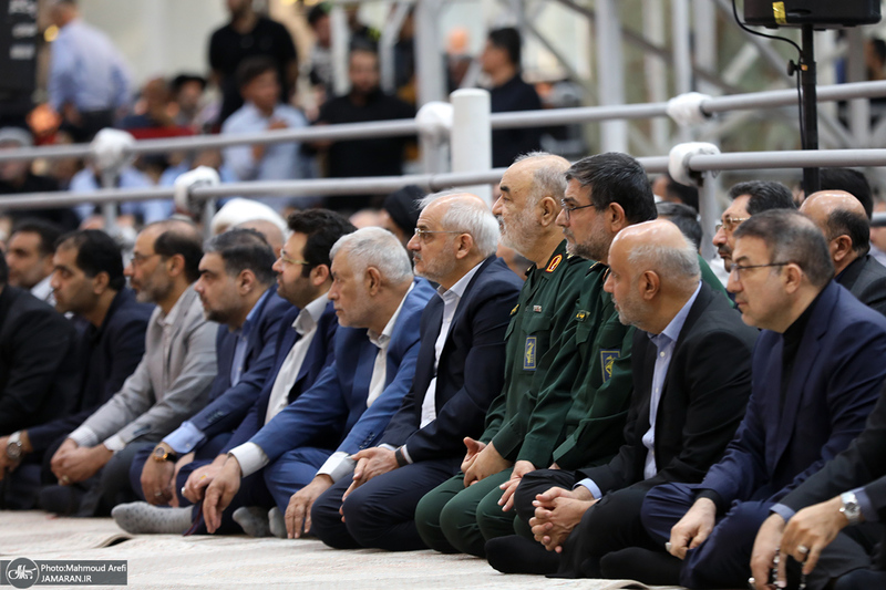 حضور شخصیت‌های سیاسی و مسئولان کشوری و لشکری در مراسم سالگرد ارتحال حضرت امام خمینی (س) -3