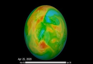 بسته شدن بزرگترین حفره لایه اوزون