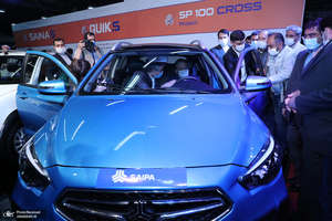 مراسم خروج پراید از خط تولید با حضور رئیس دفتر رئیس جمهوری