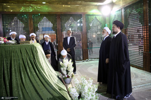 مراسم تجدید میثاق رئیس و کارکنان قوه قضاییه با آرمان های امام؛