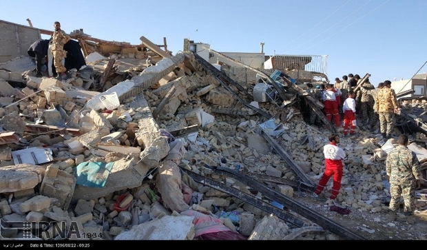 آمار جانباختگان حادثه زلزله استان کرمانشاه به 620 تن افزایش یافت