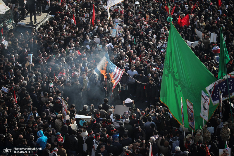 حضور میلیون ها تهرانی در تشییع پیکر مطهر سردار قاسم سلیمانی - 2