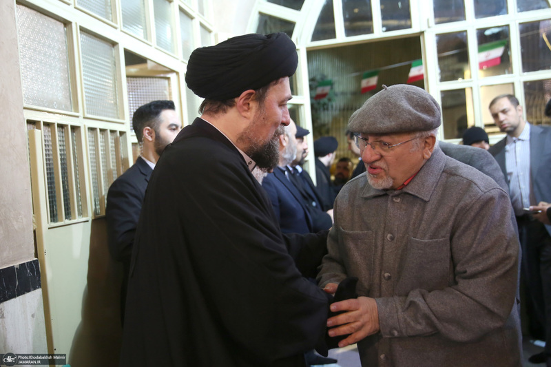 مراسم سالگرد رحلت آیت‌الله سید محمد موسوی بجنوردی در حسینیه جماران  -1