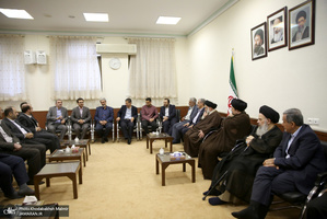 دیدار شورای مرکزی انجمن اسلامی فارغ التحصیلان دانشکده فنی دانشگاه تهران با سید حسن خمینی