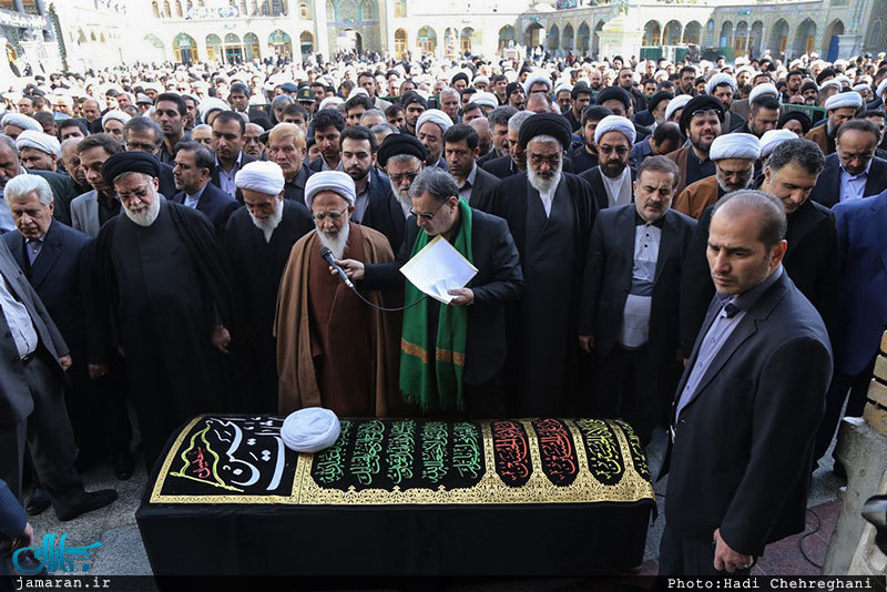 مراسم تشییع و خاکسپاری حجت الاسلام و المسلمین حسن قرهی(ره)