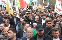 حضور پزشکیان در راهپیمایی روز جهانی قدس (1)