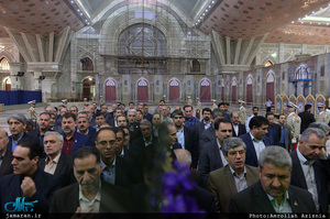 تجدید میثاق کارکنان و مدیران صنعت نفت با ارمان های حضرت امام(س)