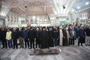 نماز و تشییع حاج علی اکبرشفیعی در حرم مطهر امام خمینی (س)