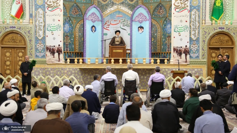 مراسم بزرگداشت آیت الله العظمی شبیری زنجانی (ره) توسط آیت الله للعظمی مکارم شیرازی
