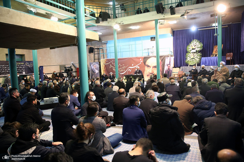 مراسم بزرگداشت مرحوم حاج عیسی جعفری و مرحوم سید احمد میریان در حسینیه جماران
