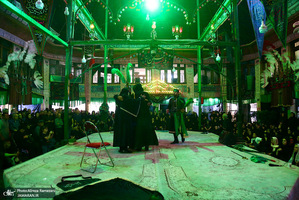 مراسم روز تاسوعاى حسينی در تکیه بزرگ تجریش