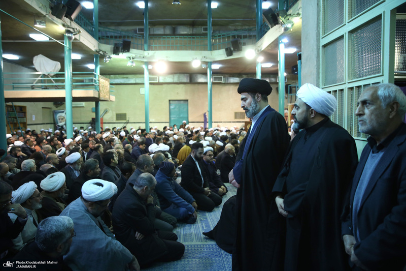 مراسم ختم مرحوم حجت الاسلام و المسلمین صالحی منش در حسینیه جماران