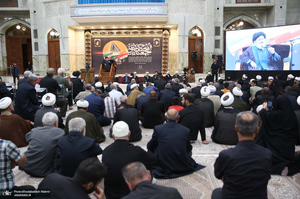 مراسم سوگواری شب اربعین حسینی(ع) در حرم امام خمینی(س)