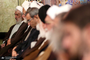 مراسم اولین سالگرد شهادت حجت الاسلام و المسلمین سید ابراهیم رئیسی در حرم مطهر رضوی