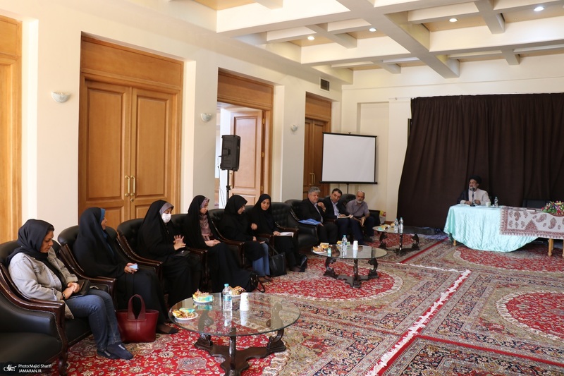 دیدارها معاون فرهنگی و هنری موسسه تنظیم و نشر آثار امام خمینی از شهرستان خمین‎‎