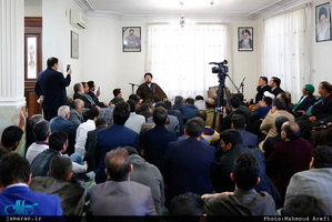 دیدار جمعی از فعالان فضای مجازی با سید حسن خمینی