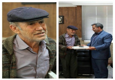 تجلیل از کهنسال‌ترین راننده تاکسی در  کرج
