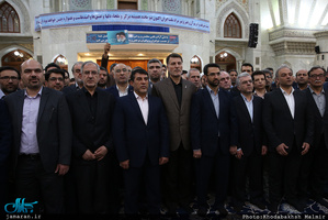 تجدید میثاق وزیر، معاونان و کارکنان وزارت ارتباطات و فناوری اطلاعات با آرمان امام خمینی(س)