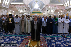 دیدار جمعی از علمای شیعه و سنی با سید حسن خمینی